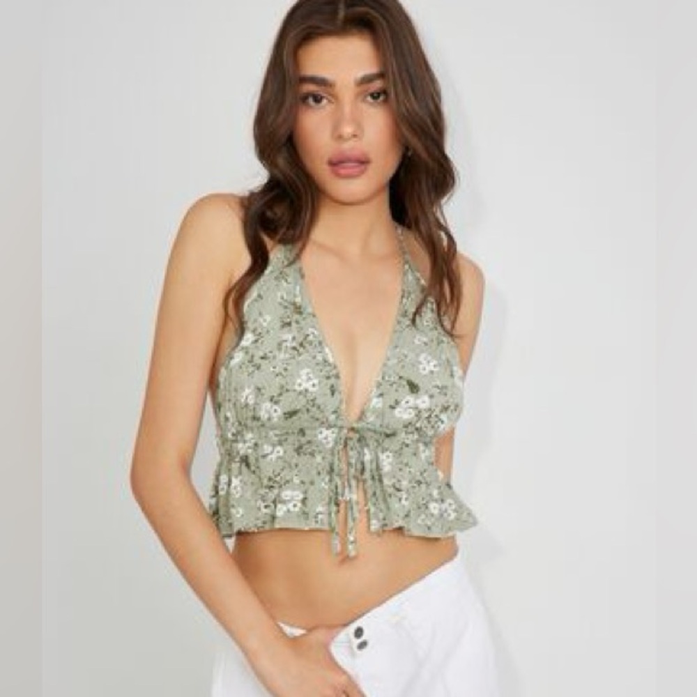 (5 for $25) Garage Floral Tie-Tank